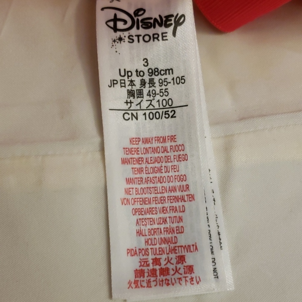 Disney Store Pink/Coral Dot Smocked Dress SZ 3 - Picture 6 of 8